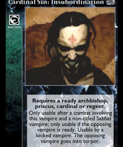 Cardinal Sin: Insubordination