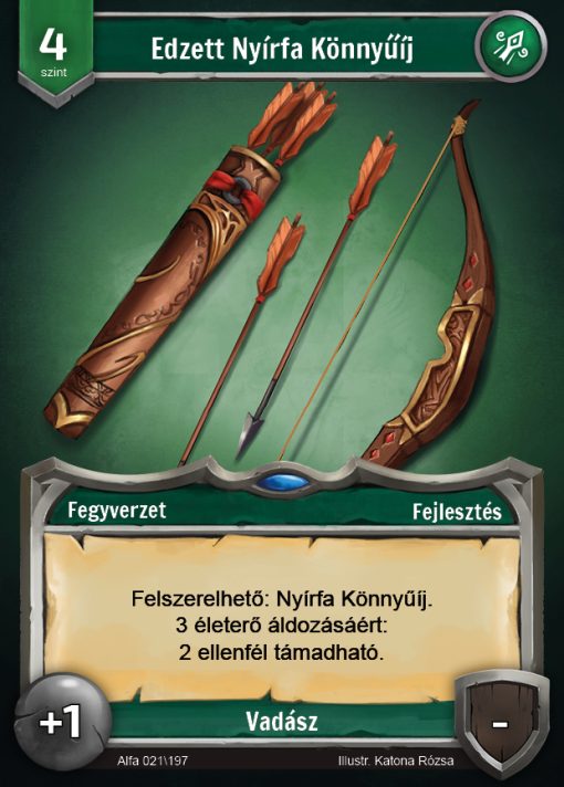 Edzett Nyírfa Könnyűíj